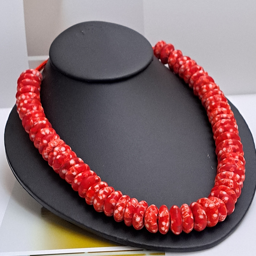 Red Beaded Necklace